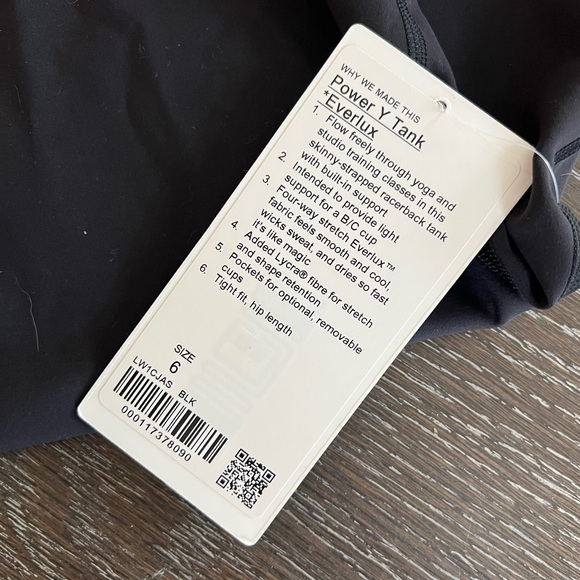 lululemon athletica Black Tank Top - Picture 2 of 4